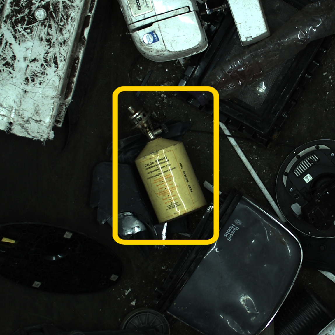 gas bottle detection